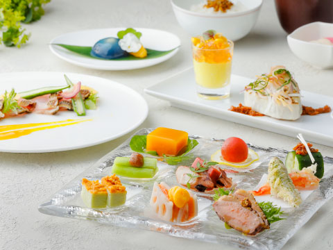 琵琶湖マリオットホテル
近江の旬の食材で、爽やかな夏を演出するランチ「Summer Lunch “涼”」
～ホテル12階のレストラン「Grill & Dining G」～　　　　　　　　　

