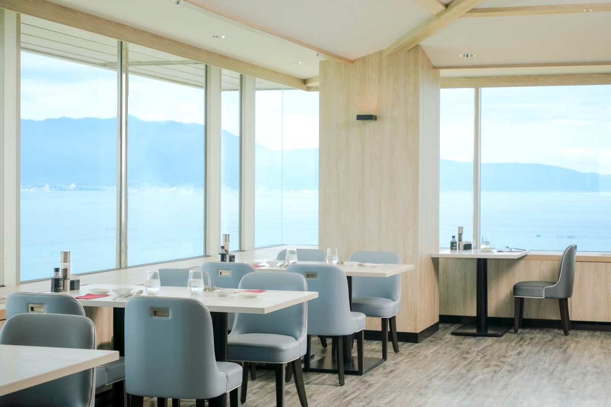 琵琶湖マリオットホテル12階の絶景レストラン