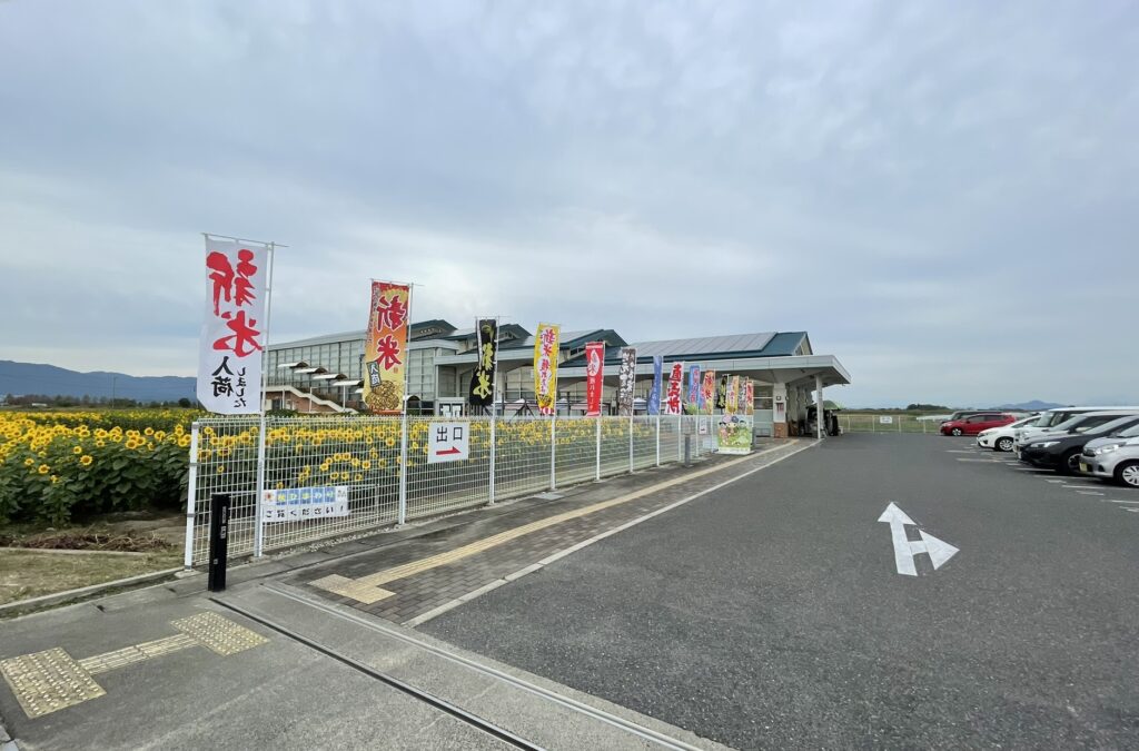 あおばな館駐車場