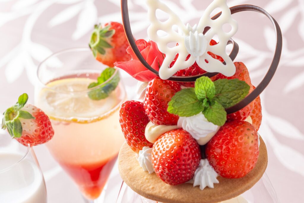 クサツエストピアホテル レストランリヴィエール イチゴフェア